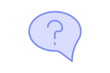 SSS renk ana hatları simgesi, vektör, piksel mükemmel, illüstratör dosyası