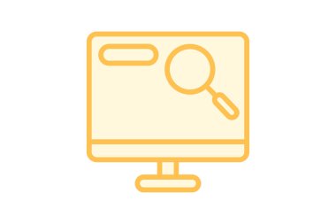 Renk ana hatları simgesi, vektör, piksel mükemmel, illüstratör dosyası