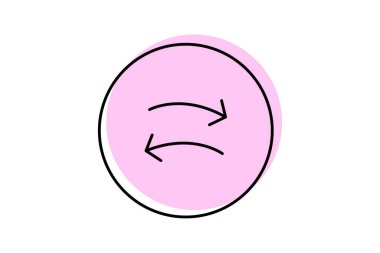 Renk gölge çizgisi simgesi, vektör, piksel mükemmel, illüstratör dosyasını paylaş