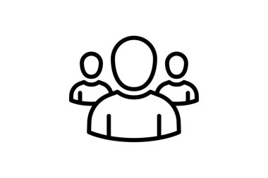 İfadeler siyah dış hat simgesi, vektör, piksel mükemmel, illüstratör dosyası