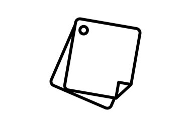 Siyah dış hat simgesi, vektör, piksel mükemmel, illüstratör dosyası