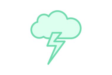 Hava durumu renk çizelgesi simgesi, vektör, piksel mükemmel, illüstratör dosyası