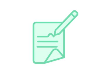 Kitapların renk ana hatları simgesi, vektör, piksel mükemmel, illüstratör dosyası