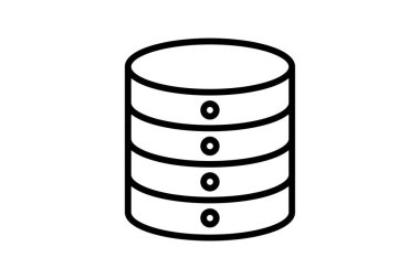 Kod Düzenleyici siyah dış hat simgesi, vektör, piksel mükemmel, illüstratör dosyası