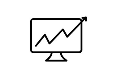 IDE siyah dış hat simgesi, vektör, piksel mükemmel, illüstratör dosyası