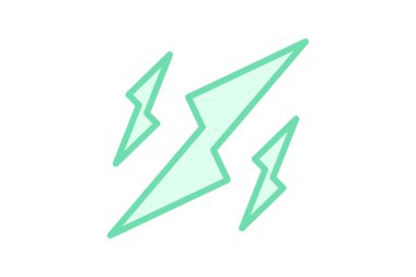 Yenilenebilir Enerji renk ana hatları simgesi, vektör, piksel mükemmel, illüstratör dosyası