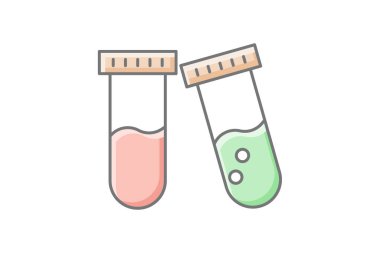 Test Tüneli muhteşem doğrusal renk simgesi, vektör, piksel mükemmel, illüstratör dosyası