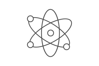 Bilim gri ince çizgi simgesi, vektör, piksel mükemmel, illüstratör dosyası