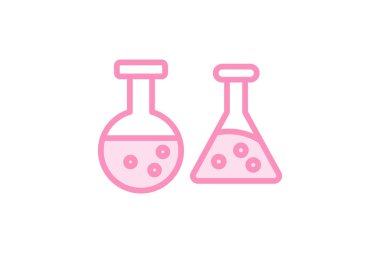 Deney renk taslağı simgesi, vektör, piksel mükemmel, illüstratör dosyası