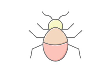 Hatalı doğrusal renk simgesi, vektör, piksel mükemmel, illüstratör dosyası