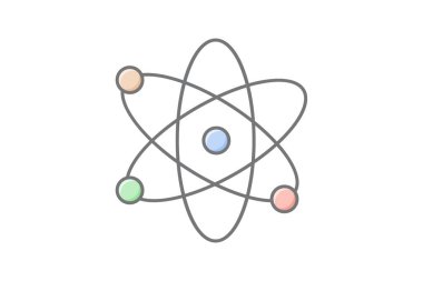 Bilim harika lineal renk simgesi, vektör, piksel mükemmel, illüstratör dosyası