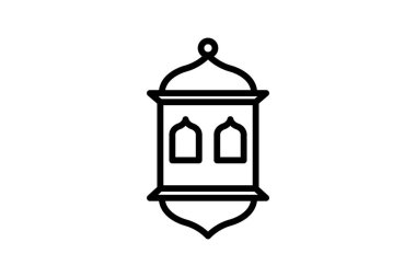 Fanoos Lantern simgesi, fener, ışık, fanoos fener dekoratif fener, ışık kaynağı çizgi simgesi, düzenlenebilir vektör simgesi, piksel mükemmel, illüstratör ai dosyası