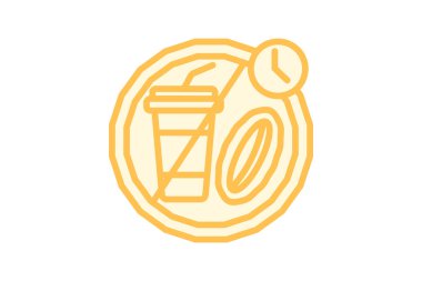 Oruç simgesi, çekingenlik, din, dini uygulama, oruç tutma, ruhani disiplin duoton çizgi simgesi, düzenlenebilir vektör simgesi, piksel mükemmel, illüstratör ai dosyası