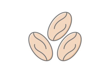 Tarih simgesi, meyve, yiyecek, atıştırmalık, simge doğrusal renk simgesi, düzenlenebilir vektör simgesi, piksel mükemmel, illüstratör ai dosyası