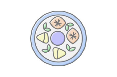 Geleneksel Bulaşık simgesi, yemekler, yemek, ikon, kültürel mutfak lineal renk simgesi, düzenlenebilir vektör simgesi, piksel mükemmel, illüstratör ai dosyası