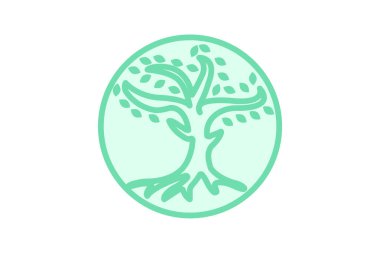 Kelt Hayat Ağacı simgesi, yaşam ağacı, İrlandaca, sembol, ağaç duoton çizgi simgesi, düzenlenebilir vektör simgesi, piksel mükemmel, illüstratör ai dosyası