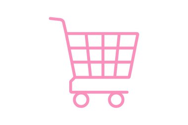 Alışveriş arabası simgesi, el arabası, alışveriş, perakende, duoton satır simgesi, düzenlenebilir vektör simgesi, piksel mükemmel, illüstratör ai dosyası