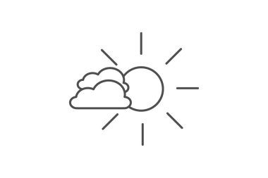Hava Durumu Tahminleri simgesi, tahmin, hava durumu, ikon, öngörü ince simgesi, düzenlenebilir vektör simgesi, piksel mükemmel, illüstratör ai dosyası