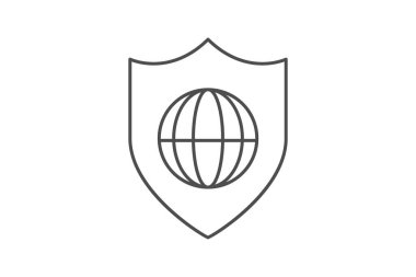 İklim Politikası simgesi, iklim, politika, hava durumu, ikon ince çizgi simgesi, düzenlenebilir vektör simgesi, piksel mükemmel, illüstratör ai dosyası