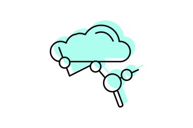 Hava Kalıbı Analiz simgesi, hava durumu, şablon, analiz, ikon renk gölge inceltme simgesi, düzenlenebilir vektör simgesi, piksel mükemmel, illüstratör ai dosyası