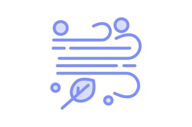 Rüzgar Hızı simgesi, rüzgar, hız, hava, ikon duoton çizgi simgesi, düzenlenebilir vektör simgesi, piksel mükemmel, illüstratör ai dosyası