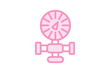 Atmosferik basınç simgesi, basınç, hava, ikon, barometrik duoton çizgi simgesi, düzenlenebilir vektör simgesi, piksel mükemmel, illüstratör ai dosyası