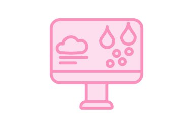 Hava Uyarı simgesi, hava durumu, uyarı, ikon, uyarı duoton çizgi simgesi, düzenlenebilir vektör simgesi, piksel mükemmel, illüstratör ai dosyası