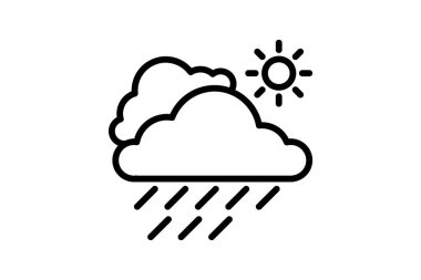 Misty simgesi, sis, hava, simge, sisli çizgi simgesi, düzenlenebilir vektör simgesi, piksel mükemmel, illüstratör ai dosyası