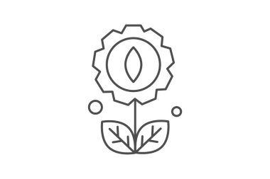 Doğal Kaynaklar simgesi, doğal kaynaklar, çevre, varlıklar ince çizgi simgesi, düzenlenebilir vektör simgesi, piksel mükemmel, illüstratör ai dosyası