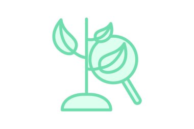 Çevresel Araştırma simgesi, araştırma, çevre, çalışma, soruşturma duotone satır simgesi, düzenlenebilir vektör simgesi, piksel mükemmel, illüstratör ai dosyası