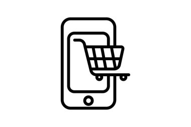 In-App Satın Alma simgesi, alımlar, oyun, oyun, işlem satırı simgesi, düzenlenebilir vektör simgesi, piksel mükemmel, illüstratör ai dosyası