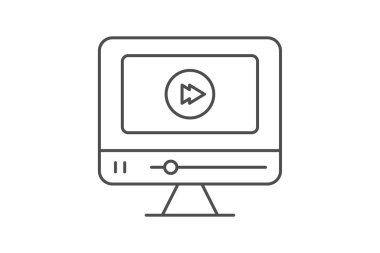 Özel ders simgesi, oyun, oyun, kılavuzlar, talimatlar ince çizgi simgesi, düzenlenebilir vektör simgesi, piksel mükemmel, illüstratör ai dosyası