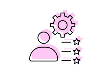 Yetenek simgesi, oyun, yetenek, yetenek, gölge inceliği simgesi, düzenlenebilir vektör simgesi, piksel mükemmel, illüstratör ai dosyası