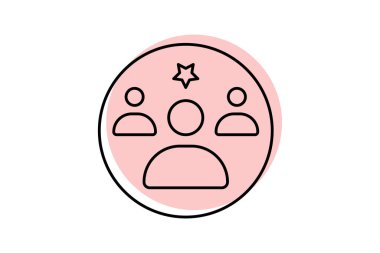 Avatar simgesi, oyun, oyun, temsil, dijital renk gölge ince çizgi simgesi, düzenlenebilir vektör simgesi, piksel mükemmel, illüstratör ai dosyası