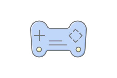Oyun simgesi, oyun, oyun, eğlence, oyun oyunu, video oyunu oyun oyun lineal renk simgesi, düzenlenebilir vektör simgesi, piksel mükemmel, illüstratör ai dosyası