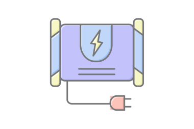 Power-Ups simgesi, oyun, oyun, geliştirmeler, yükseltme doğrusal renk simgesi, düzenlenebilir vektör simgesi, piksel mükemmel, illüstratör ai dosyası