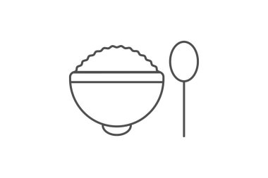 Öğle yemeği simgesi, öğle yemeği, öğle yemeği, öğle yemeği seçenekleri, öğle yemeği menüsü ince simgesi, düzenlenebilir vektör simgesi, piksel mükemmel, illüstratör ai dosyası