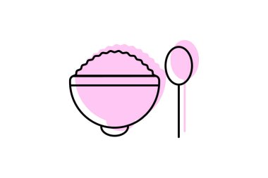 Öğlen yemeği simgesi, öğle yemeği, öğle yemeği, öğle yemeği seçenekleri, öğle yemeği menüsü renk inceltme simgesi, düzenlenebilir vektör simgesi, piksel mükemmel, illüstratör ai dosyası