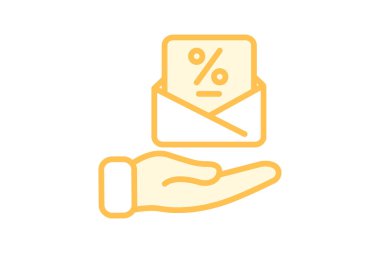 Özel Teklif simgesi, anlaşmalar, indirimler, promosyonlar, tasarruf duotone satırı simgesi, düzenlenebilir vektör simgesi, piksel mükemmel, illüstratör ai dosyası