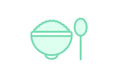 Öğle yemeği simgesi, öğle yemeği, öğle yemeği, öğle yemeği seçenekleri, öğle yemeği menüsü duotone satır simgesi, düzenlenebilir vektör simgesi, piksel mükemmel, illüstratör ai dosyası