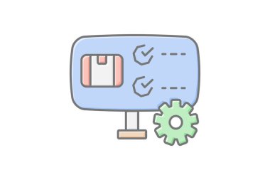 Özelleştirilebilir Sıralama simgesi, kişiselleştirilmiş siparişler, kendiniz oluşturun, kendinizinkini oluşturun, doğrusal renk simgesi, düzenlenebilir vektör simgesi, piksel mükemmel, illüstratör ai dosyası