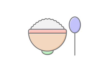 Öğlen yemeği simgesi, öğle yemeği, öğle yemeği, öğle yemeği seçenekleri, öğle yemeği menüsü doğrusal renk simgesi, düzenlenebilir vektör simgesi, piksel mükemmel, illüstratör ai dosyası