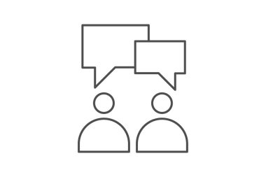 İletişim simgesi, iletişim, etkileşim, etkileşim, bağlantı inceliği simgesi, düzenlenebilir vektör simgesi, piksel mükemmel, illüstratör ai dosyası