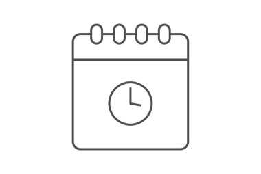 Planlama simgesi, plan, organizasyon, strateji, hazırlık inceliği simgesi, düzenlenebilir vektör simgesi, piksel mükemmel, illüstratör ai dosyası