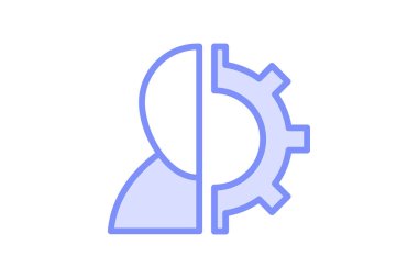 İşbirliği simgesi, işbirliği, işbirliği, takım çalışması, ortaklık duotone satırı simgesi, düzenlenebilir vektör simgesi, piksel mükemmel, illüstratör ai dosyası