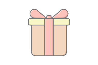 Veren simgesi, ödül, ödül, beleş, bağlılık çizgisi renk simgesi, düzenlenebilir vektör simgesi, piksel mükemmel, illüstratör ai dosyası