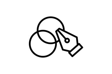 Logo simgesi, marka, şirket, grafik, kimlik çizgisi simgesi, düzenlenebilir vektör simgesi, piksel mükemmel, illüstratör ai dosyası