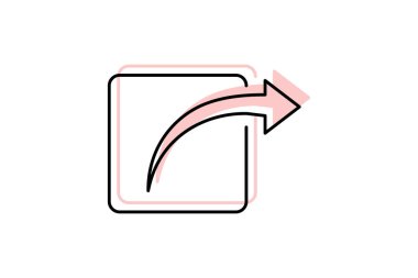 Simge, tepkime, favori, kalp, takip eden renk gölge ince simgesi, düzenlenebilir vektör simgesi, piksel mükemmel, illüstratör ai dosyası