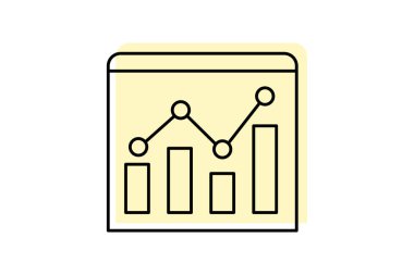 Moda simgesi, trend, popüler, sıcak, vızıltılı renk inceltme simgesi, düzenlenebilir vektör simgesi, piksel mükemmel, illüstratör ai dosyası