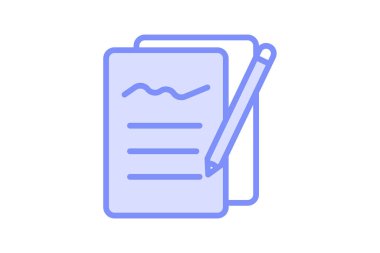 İçerik Oluşturma simgesi, içerik, nesil, geliştirme, üretim duotone satırı simgesi, düzenlenebilir vektör simgesi, piksel mükemmel, illüstratör ai dosyası